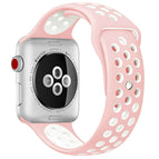 For Apple Watch Series 8&7 41mm / SE 2&6&SE&5&4 40mm / 3&2&1 38mm / Pink White