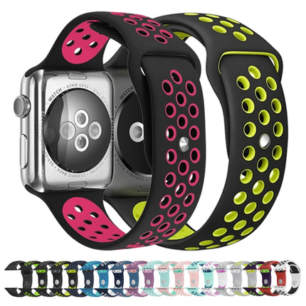 Sport Silicone Watchband Standard Edition, For Apple Watch Series 7 41mm / 6 & SE & 5 & 4 40mm / 3 & 2 & 1 38mm