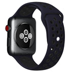 For Apple Watch Ultra 49mm / Series 8&7 45mm / SE 2&6&SE&5&4 44mm / 3&2&1 42mm / Blue Black