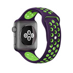 For Apple Watch Ultra 49mm / Series 8&7 45mm / SE 2&6&SE&5&4 44mm / 3&2&1 42mm / Purple Green