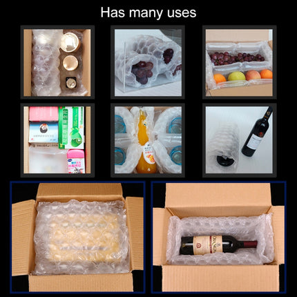 2 PCS Inflatable Gourd Film Bubble Film Express Packaging Shockproof Air Cushion Film, Length: 300m