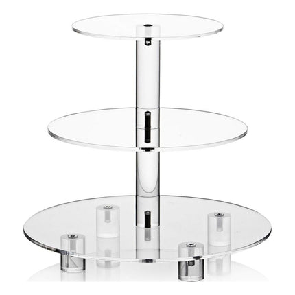YX062 3 Tier Acrylic Circular Cupcake Stand, YX062