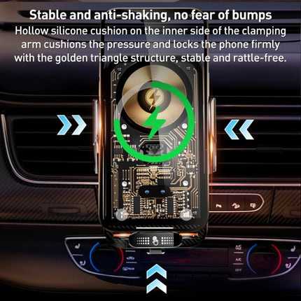 C05 Automatic Alignment Wireless Fast Charging Air Outlet Car Holder