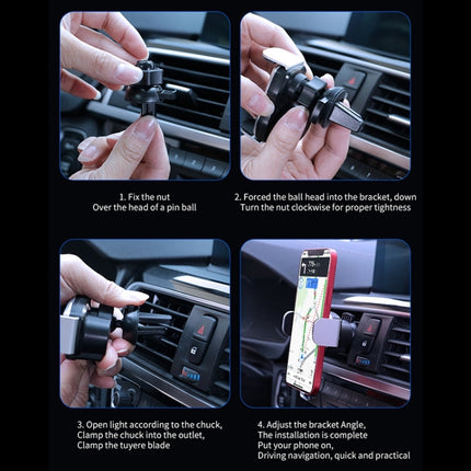 D7 Infrared lnduction Wireless Fast Charging Air Outlet Car Holder