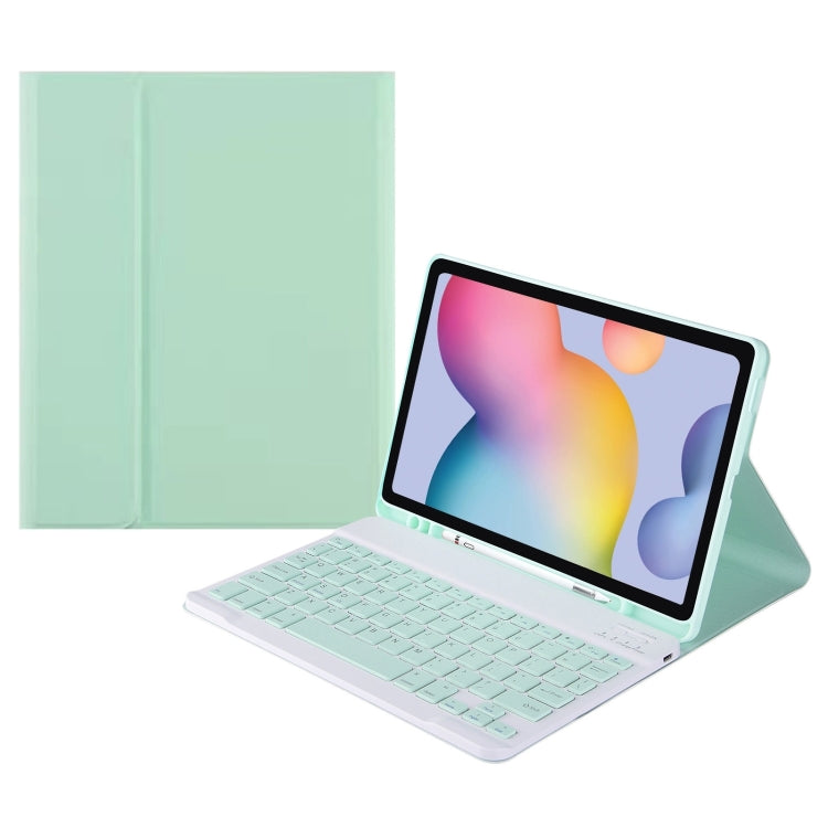 Square Cap Bluetooth Keyboard Leather Case with Pen Slot