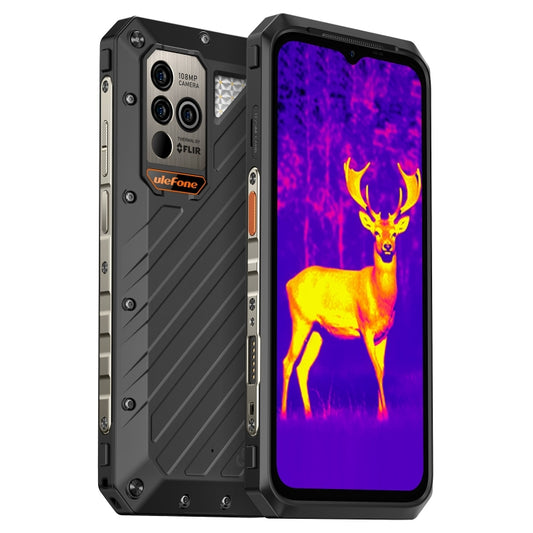 Ulefone Power Armor 18T Ultra Version 5G Thermal Imaging Rugged Phone, Side Fingerprint, 6.58 inch Android 13 MediaTek Dimensity 7050 Octa Core up to 2.6GHz, Network: 5G, NFC, OTG, Power Armor 18T Ultra Version