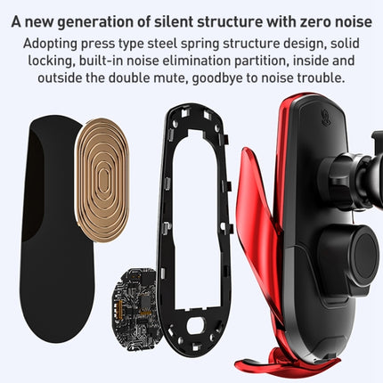 M2 Infrared lnduction Wireless Fast Charging Air Outlet Car Holder