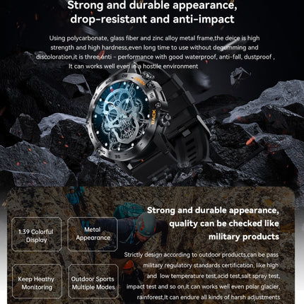 K52 1.39inch BT5.0 Smart Watch Support Heart Rate/ Sleep Detection