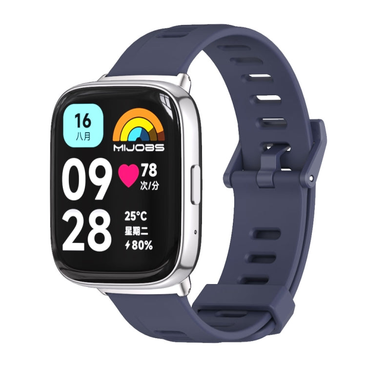Mijobs Flat Hole Breathable TPU Watch Band
