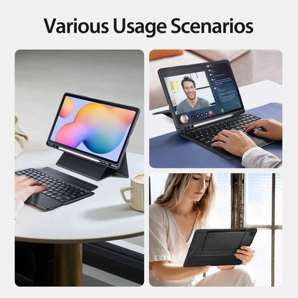 DUX DUCIS DK Floating Magnetic Keyboard Leather Tablet Case with Holder, For Samsung Galaxy Tab S6 Lite / 2024, For Samsung Galaxy Tab S9+, For Samsung Galaxy Tab A8 2021 10.5