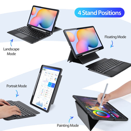 DUX DUCIS DK Floating Magnetic Keyboard Leather Tablet Case with Holder, For Samsung Galaxy Tab S6 Lite / 2024, For Samsung Galaxy Tab S9+, For Samsung Galaxy Tab A8 2021 10.5