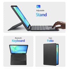 DUX DUCIS DK Floating Magnetic Keyboard Leather Tablet Case with Holder