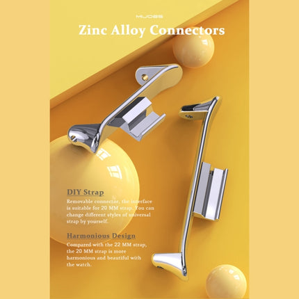 Mijobs Flat Hole Breathable Silicone Watch Band