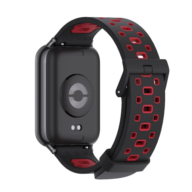 Mijobs Square Hole Breathable Silicone Watch Band, For Xiaomi Smart Band 9 Pro / 8 Pro