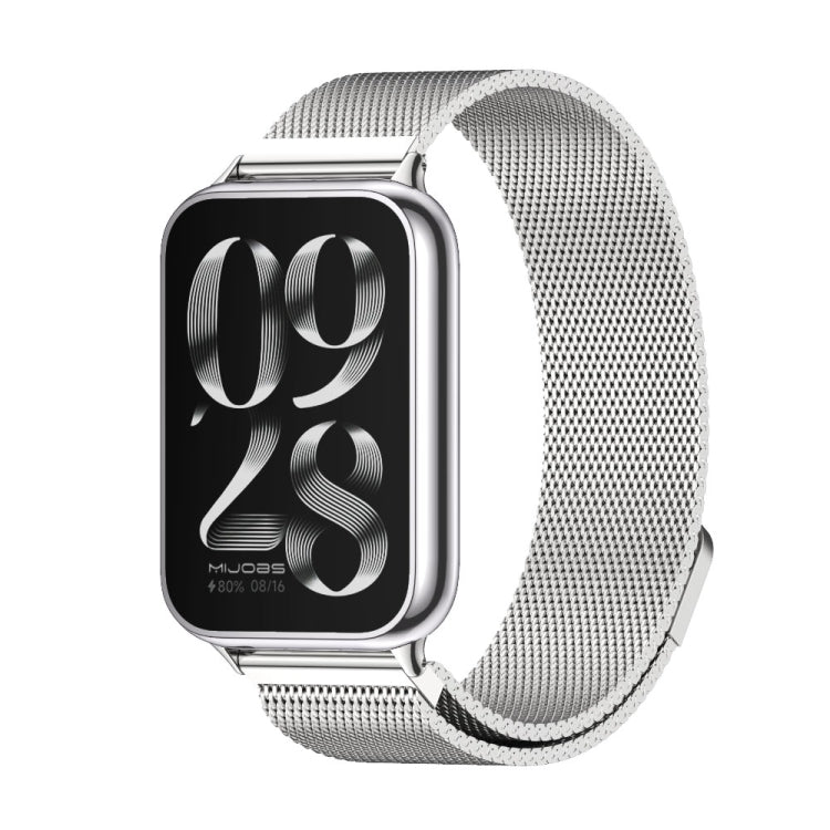 Mijobs Milan Magnetic Stainless Steel Watch Band, For Xiaomi Smart Band 9 Pro / 8 Pro