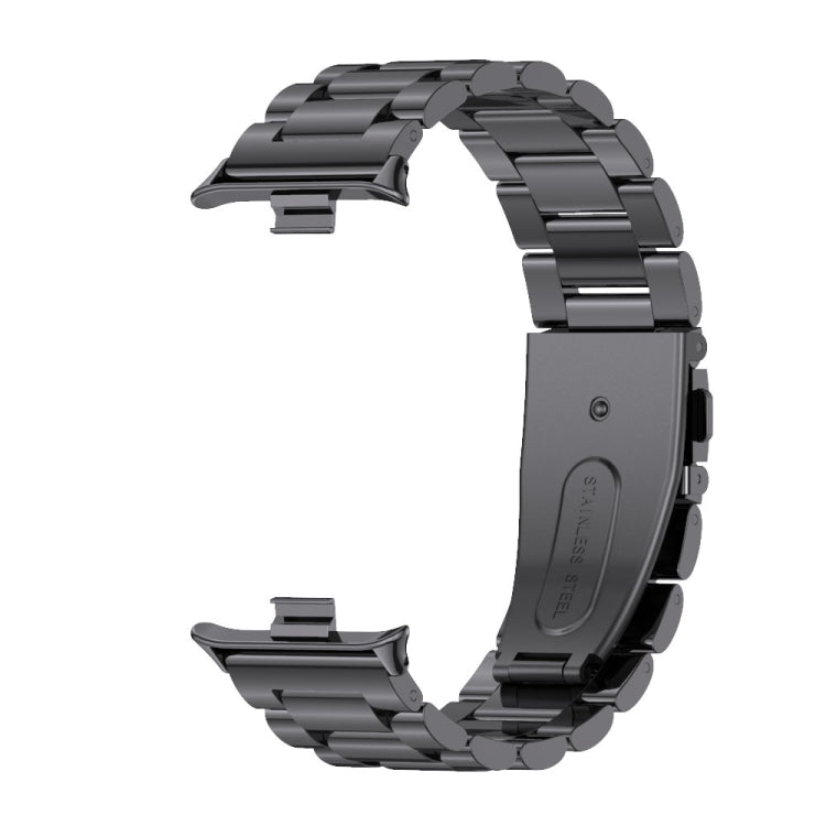 Mijobs Three Beads Stainless Steel Watch Band, For Xiaomi Smart Band 9 Pro / 8 Pro