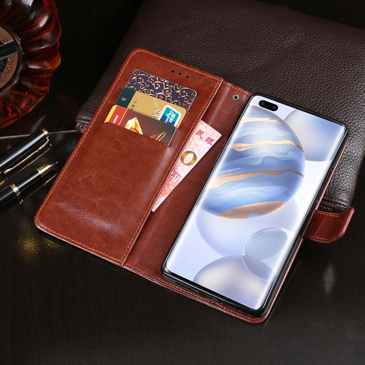 idewei Crazy Horse Texture Horizontal Flip Leather Case with Holder & Card Slots & Wallet, For Huawei Honor 30 Pro+, For Huawei Y6p, For Huawei Y8p