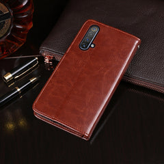 idewei Crazy Horse Texture Horizontal Flip Leather Case with Holder & Card Slots & Wallet, For OPPO Realme X3