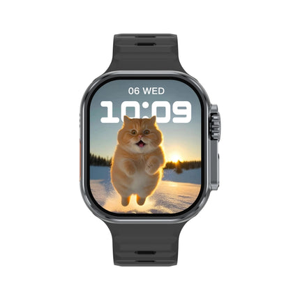 iW9 Ultra 2.04 inch Screen Smart Call Watch, BT Call / Heart Rate / Blood Pressure / Blood Oxygen