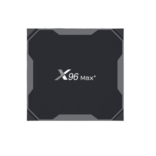 X96 max+ 4K Smart TV Box mit Fernbedienung, Android 9.0, Amlogic S905X3 Quad-Core Cortex-A55, 2 GB + 16 GB, unterstützt LAN, AV, 2,4 G/5 G WiFi, USB x 2, TF-Karte, EU-Stecker, UK-Stecker, AU-Stecker