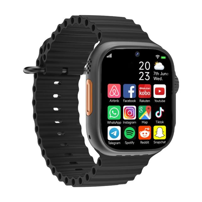 GS37 1.95 inch Screen Smart Phone Watch, Android 9.0, Spreadtrum SL8541E, Network: 4G, Single Nano SIM, Front & Rear Camera