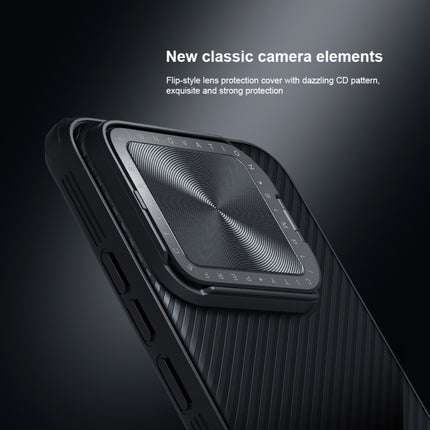 NILLKIN Black Mirror Prop CD Texture Mirror MagSafe Magnetic Phone Case, For Xiaomi 14, For Xiaomi 14 Pro
