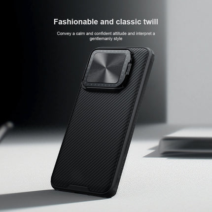 NILLKIN Black Mirror Prop CD Texture Mirror MagSafe Magnetic Phone Case, For Xiaomi 14, For Xiaomi 14 Pro