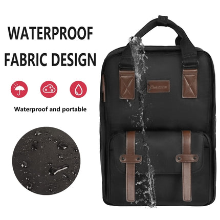 Cwatcun D78 Camera Laptop Backpack Bag, With Detachable Insert Camera Case