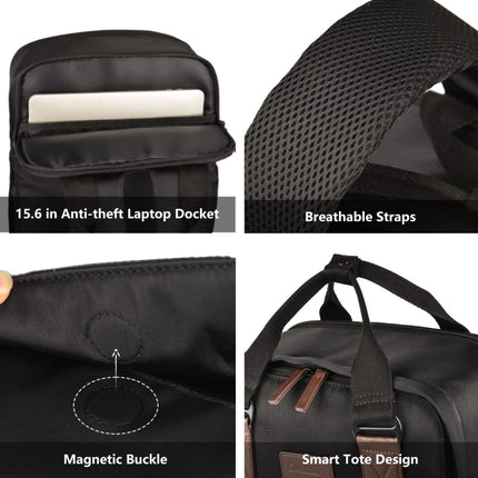 Cwatcun D78 Camera Laptop Backpack Bag, With Detachable Insert Camera Case