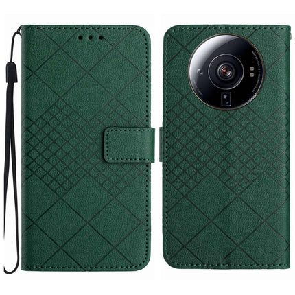 Rhombic Grid Texture Leather Phone Case, For Xiaomi 12S Ultra, For Xiaomi Poco X4 GT, For Xiaomi 12 Lite, For Xiaomi Poco C40