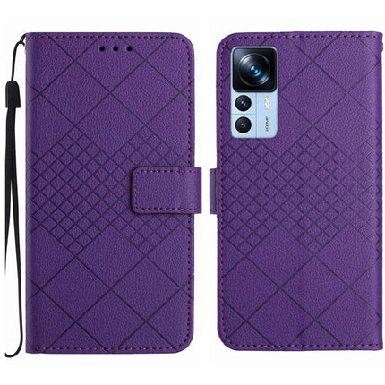 Rhombic Grid Texture Leather Phone Case, For Xiaomi 13, For Xiaomi 12T / 12T Pro, For Xiaomi Poco M5 / M4 5G, For Xiaomi Redmi Note 10 4G / Note 10S