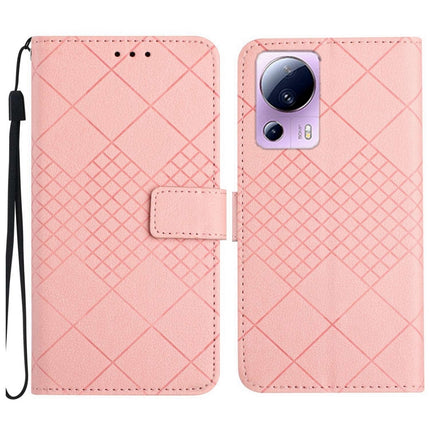 Rhombic Grid Texture Leather Phone Case, For Xiaomi Redmi Note 12 Pro India, For Xiaomi Redmi Note 12 India / Poco X5 5G, For Xiaomi 13 Lite, For Xiaomi 13 Pro