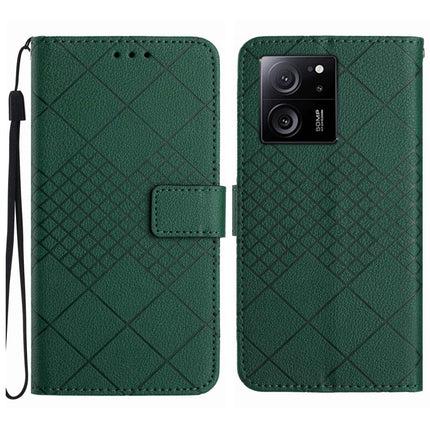 Rhombic Grid Texture Leather Phone Case, For Xiaomi Redmi 12 4G / 5G / Poco M6 Pro 5G, For Xiaomi 13T, For Xiaomi Poco F5, For Xiaomi Poco F5 Pro