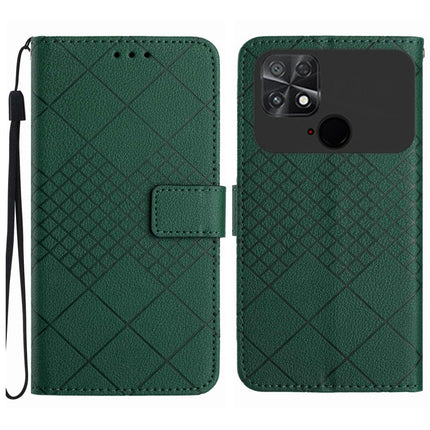 Rhombic Grid Texture Leather Phone Case, For Xiaomi 12S Ultra, For Xiaomi Poco X4 GT, For Xiaomi 12 Lite, For Xiaomi Poco C40