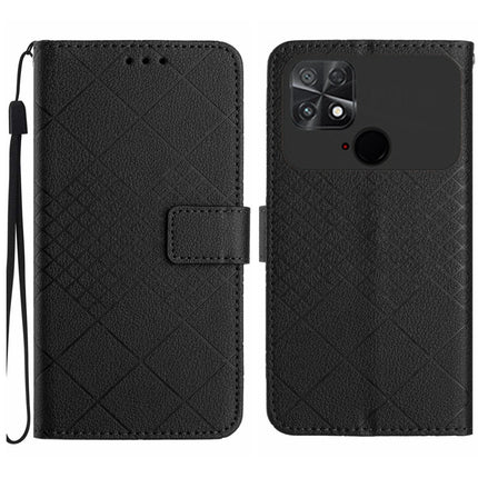 Rhombic Grid Texture Leather Phone Case, For Xiaomi 12S Ultra, For Xiaomi Poco X4 GT, For Xiaomi 12 Lite, For Xiaomi Poco C40