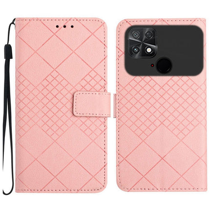 Rhombic Grid Texture Leather Phone Case, For Xiaomi 12S Ultra, For Xiaomi Poco X4 GT, For Xiaomi 12 Lite, For Xiaomi Poco C40