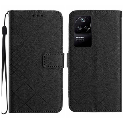 Rhombic Grid Texture Leather Phone Case, For Xiaomi Poco F4 5G, For Xiaomi Redmi 10A / 9C, For Xiaomi 12 Pro, For Xiaomi 12