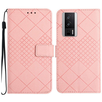 Rhombic Grid Texture Leather Phone Case, For Xiaomi Redmi 12 4G / 5G / Poco M6 Pro 5G, For Xiaomi 13T, For Xiaomi Poco F5, For Xiaomi Poco F5 Pro