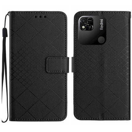 Rhombic Grid Texture Leather Phone Case, For Xiaomi Poco F4 5G, For Xiaomi Redmi 10A / 9C, For Xiaomi 12 Pro, For Xiaomi 12
