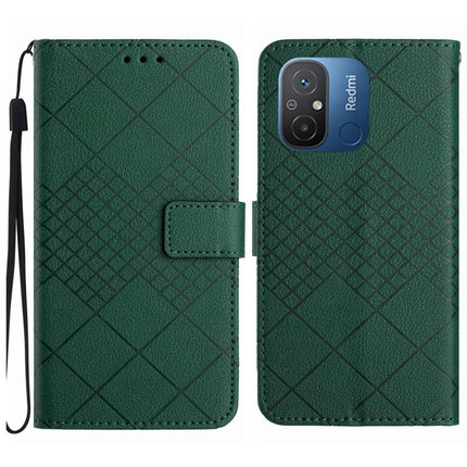 Rhombic Grid Texture Leather Phone Case, For Xiaomi Redmi Note 12 4G Global, For Xiaomi Redmi A1 / A2, For Xiaomi Redmi 11A / Poco C55, For Xiaomi Redmi Note 12 Pro+ India