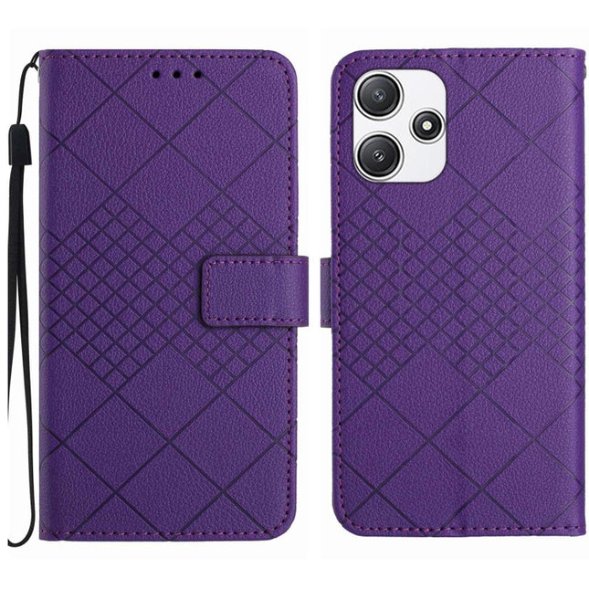 Rhombic Grid Texture Leather Phone Case, For Xiaomi Redmi 12 4G / 5G / Poco M6 Pro 5G, For Xiaomi 13T, For Xiaomi Poco F5, For Xiaomi Poco F5 Pro