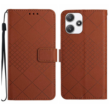 Rhombic Grid Texture Leather Phone Case, For Xiaomi Redmi 12 4G / 5G / Poco M6 Pro 5G, For Xiaomi 13T, For Xiaomi Poco F5, For Xiaomi Poco F5 Pro