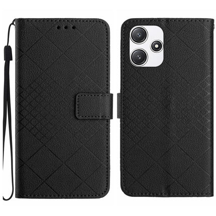 Rhombic Grid Texture Leather Phone Case, For Xiaomi Redmi 12 4G / 5G / Poco M6 Pro 5G, For Xiaomi 13T, For Xiaomi Poco F5, For Xiaomi Poco F5 Pro