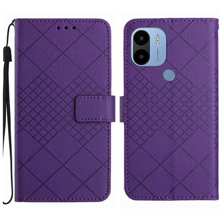 Rhombic Grid Texture Leather Phone Case, For Xiaomi Redmi Note 11 Global / 11S / 12S, For Xiaomi Redmi A1+/ A2+/Poco C50 4G, For Xiaomi Redmi Note 12 Pro 4G Global, For Xiaomi 13 Ultra