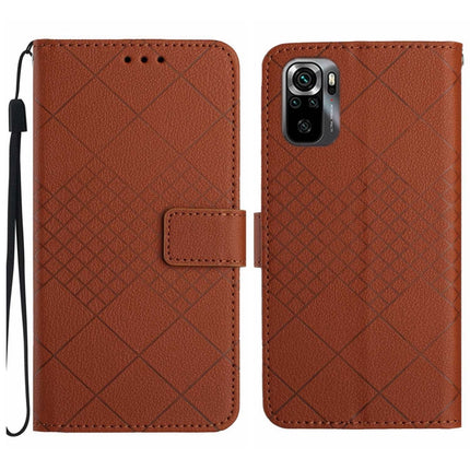 Rhombic Grid Texture Leather Phone Case, For Xiaomi 13, For Xiaomi 12T / 12T Pro, For Xiaomi Poco M5 / M4 5G, For Xiaomi Redmi Note 10 4G / Note 10S