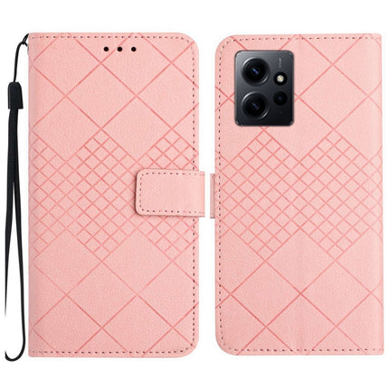 Rhombic Grid Texture Leather Phone Case, For Xiaomi Redmi Note 12 4G Global, For Xiaomi Redmi A1 / A2, For Xiaomi Redmi 11A / Poco C55, For Xiaomi Redmi Note 12 Pro+ India