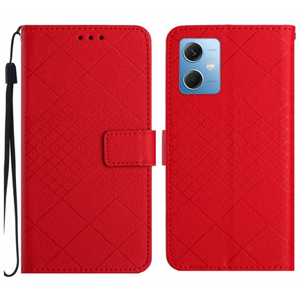 Rhombic Grid Texture Leather Phone Case, For Xiaomi Redmi Note 12 Pro India, For Xiaomi Redmi Note 12 India / Poco X5 5G, For Xiaomi 13 Lite, For Xiaomi 13 Pro