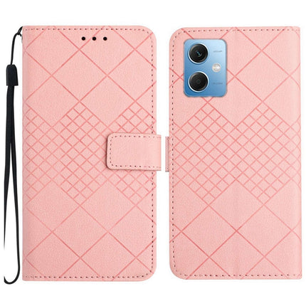Rhombic Grid Texture Leather Phone Case, For Xiaomi Redmi Note 12 Pro India, For Xiaomi Redmi Note 12 India / Poco X5 5G, For Xiaomi 13 Lite, For Xiaomi 13 Pro