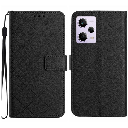 Rhombic Grid Texture Leather Phone Case, For Xiaomi Redmi Note 12 Pro India, For Xiaomi Redmi Note 12 India / Poco X5 5G, For Xiaomi 13 Lite, For Xiaomi 13 Pro