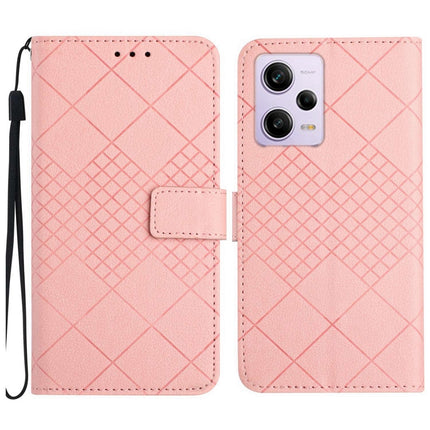 Rhombic Grid Texture Leather Phone Case, For Xiaomi Redmi Note 12 Pro India, For Xiaomi Redmi Note 12 India / Poco X5 5G, For Xiaomi 13 Lite, For Xiaomi 13 Pro